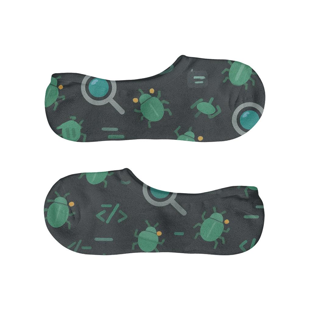 Debugging Nebula Pattern For Software Developer Life trendy no-show sock styles