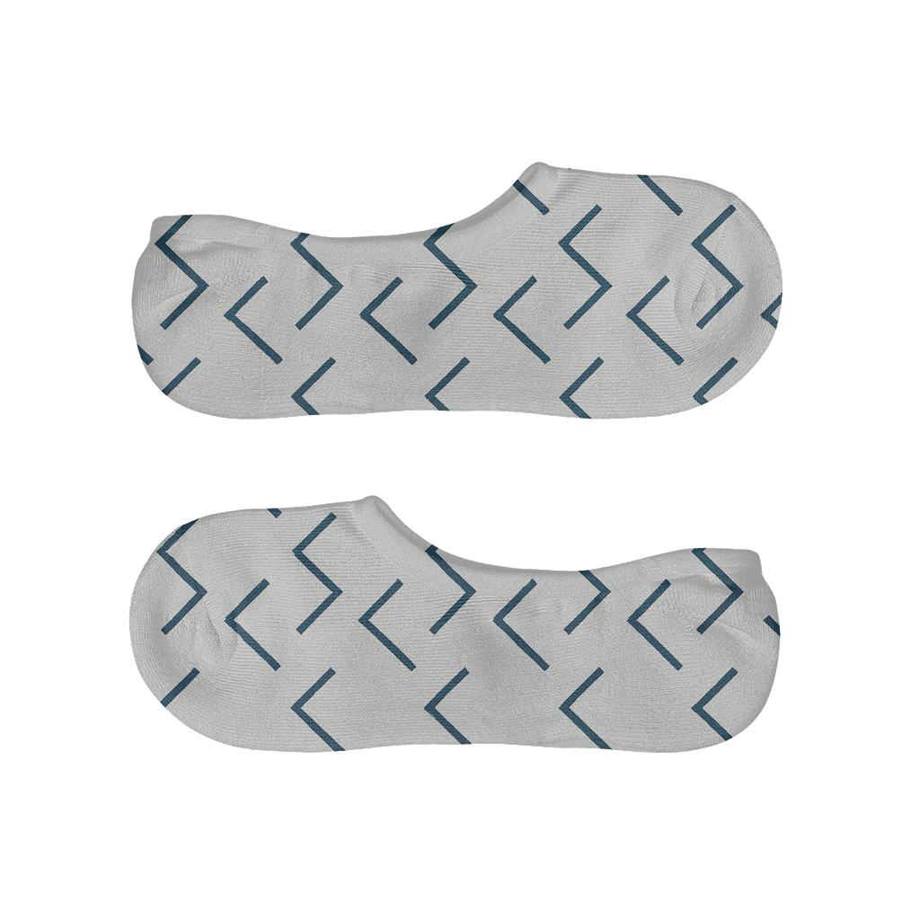 Micro Angle Steps personalized no-show socks