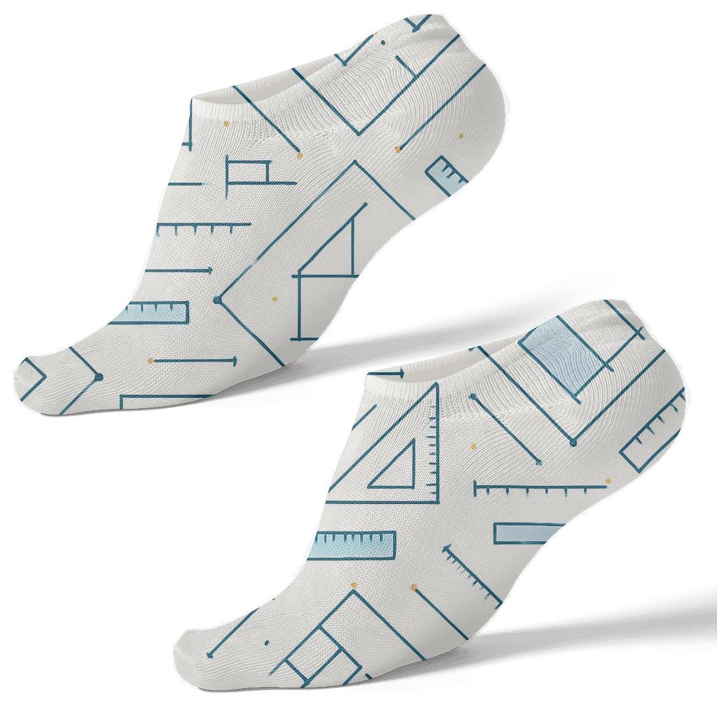 City Blueprint Lattice For The Architect soft everyday ankle socks