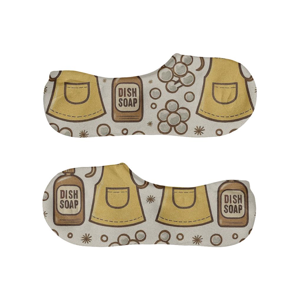 Apron And Bubbles Repeat With Housekeeper Charm trendy no-show sock styles