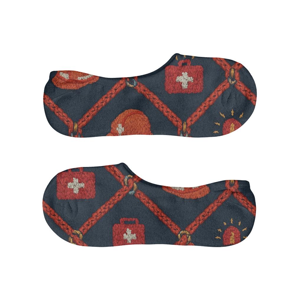 Knit Illusion Rope Lattice, Rescue Worker Edition comfortable invisible socks