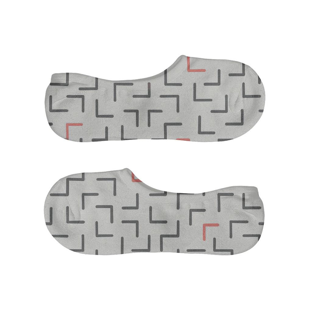 Step Grid Echo custom no-show socks