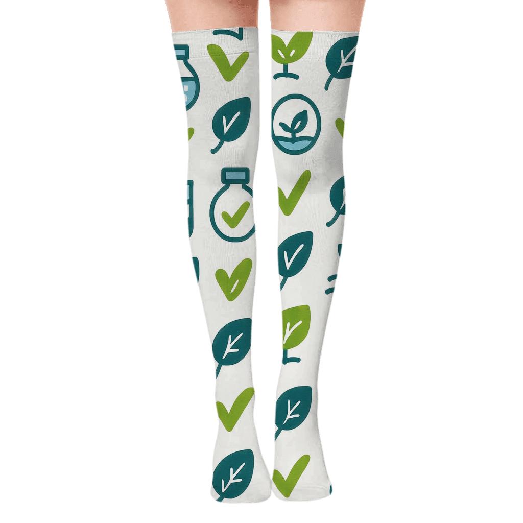 Water Quality Checklist Tiles With Environmental Inspector comfortable cotton over-the-knee socks