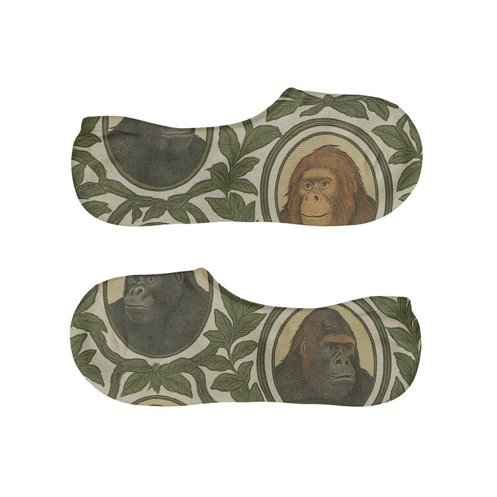 Ape-Leaf Tessellation Poster Collage comfortable invisible socks