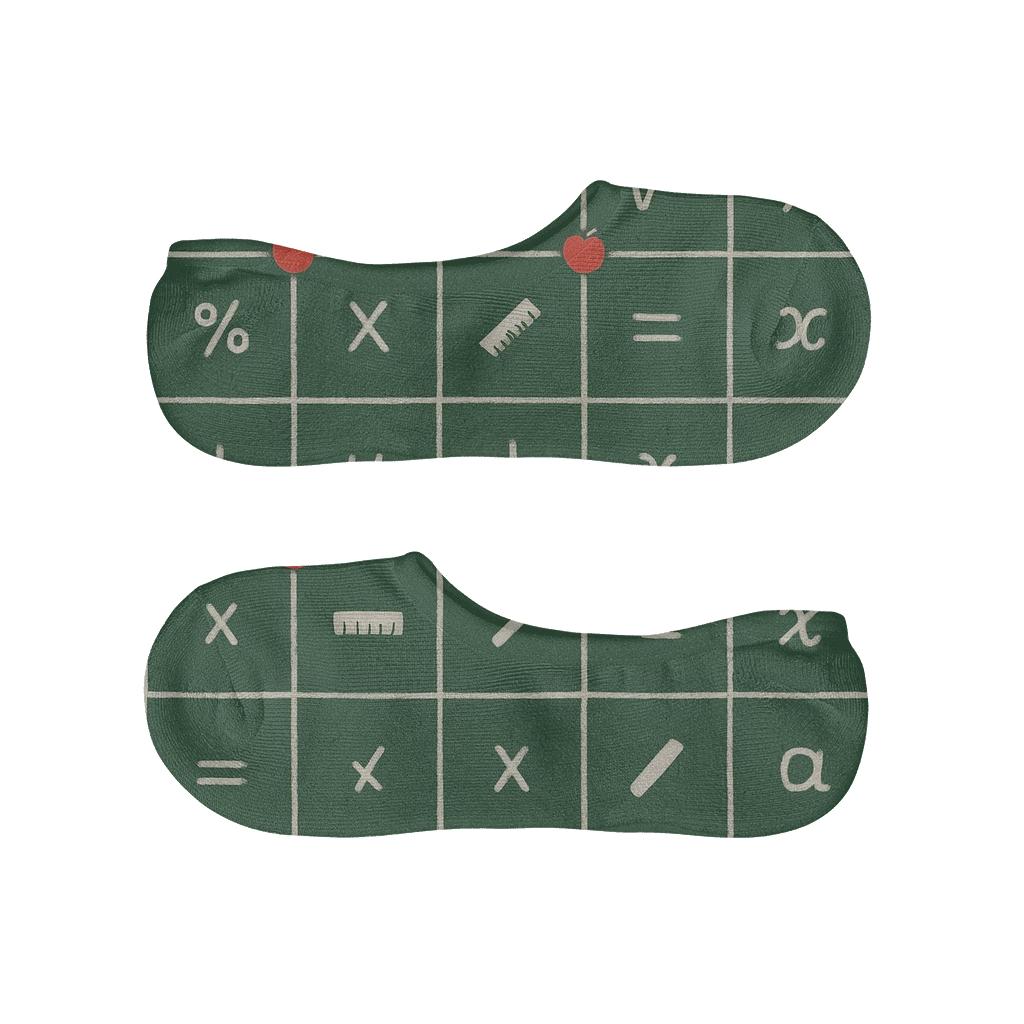 Teacher-Grade Chalkboard Lattice In Classroom Green unique hidden socks