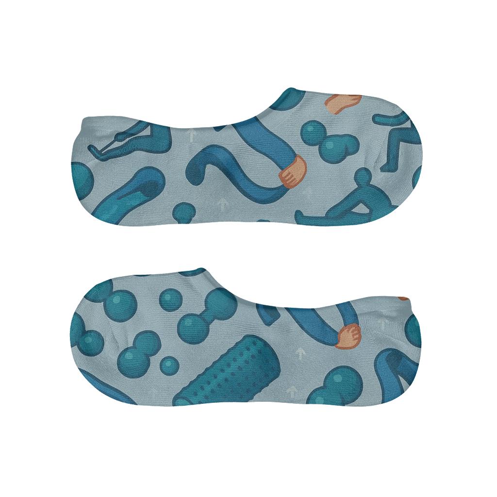 Therapy Tool Parade For A Physical Therapist designer printed no-show socks
