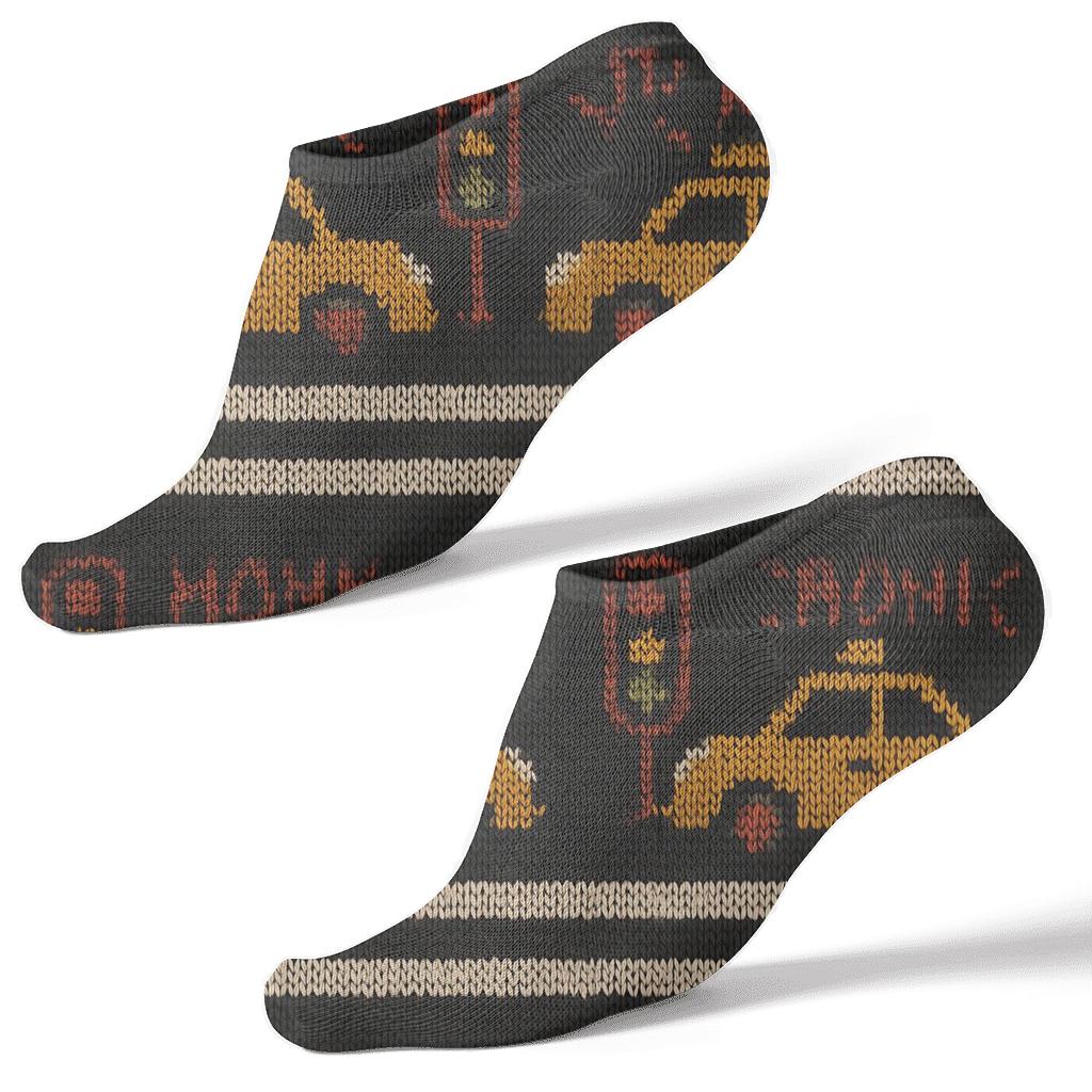 Taxi Driver Street Festival Cab Parade Tapestry unique graphic ankle socks