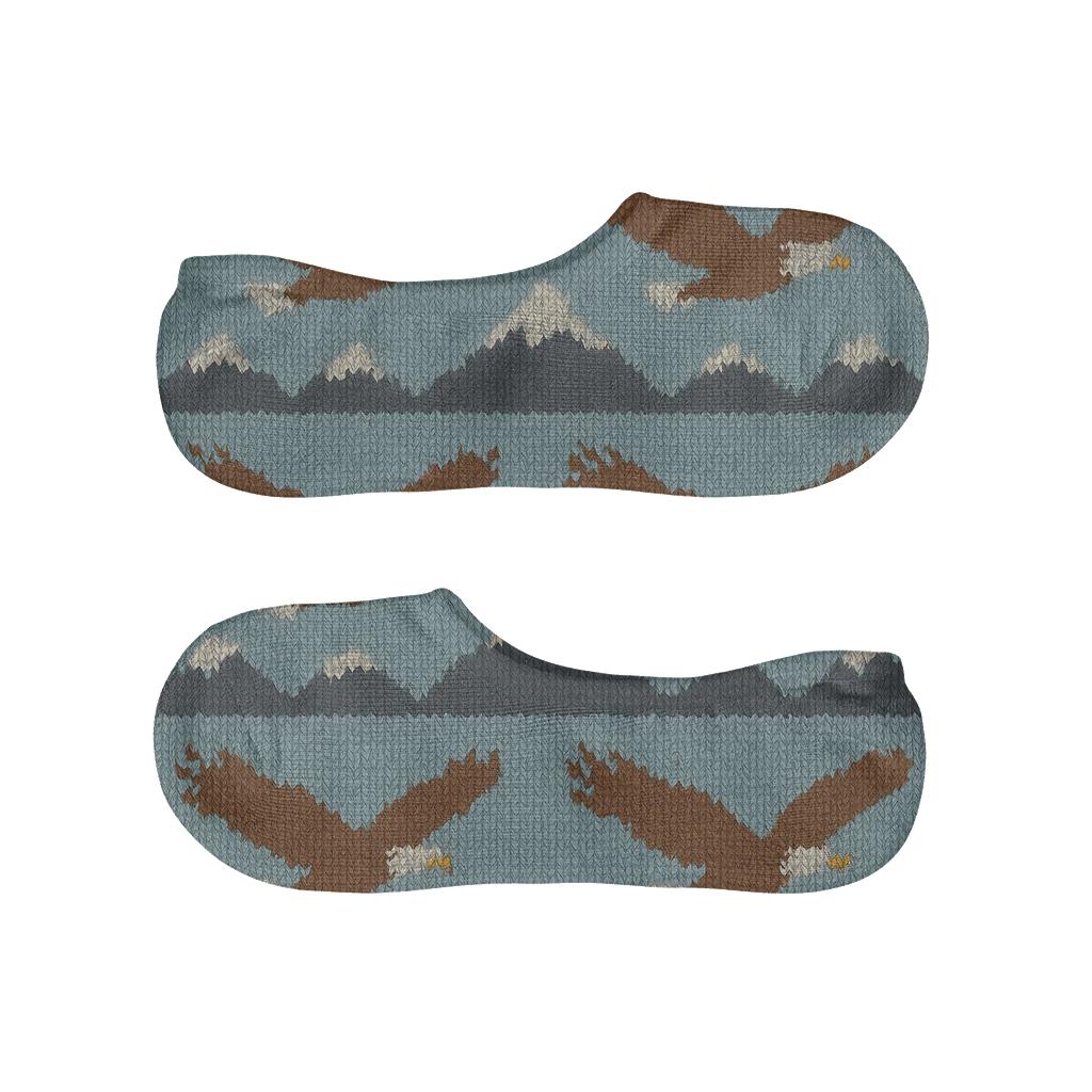 Knitted Ridge Rhythm Eagle Pattern personalized invisible socks