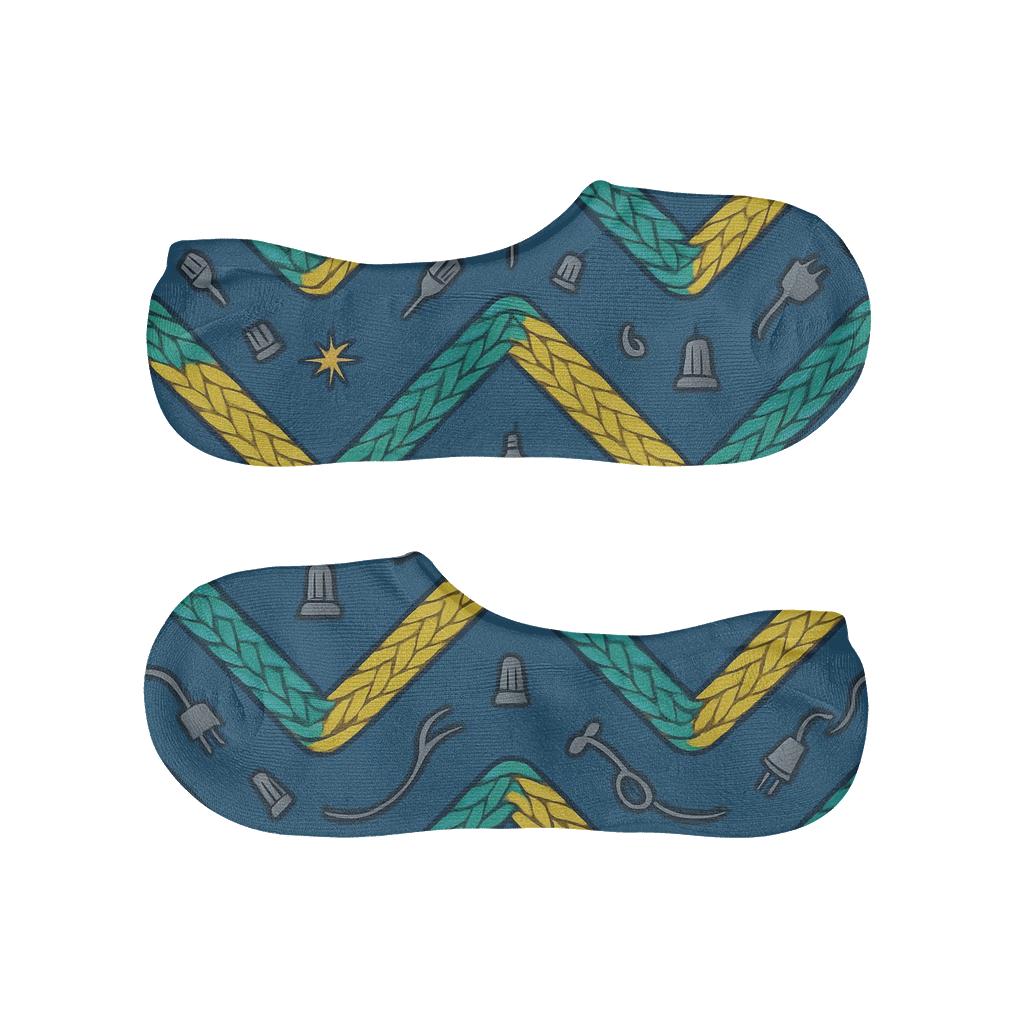 Wiring Chevron For Electrician Essentials soft cotton no-show socks