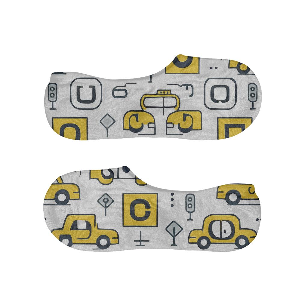 Mirrored Traffic Signal For The Rideshare Driver trendy no-show sock styles