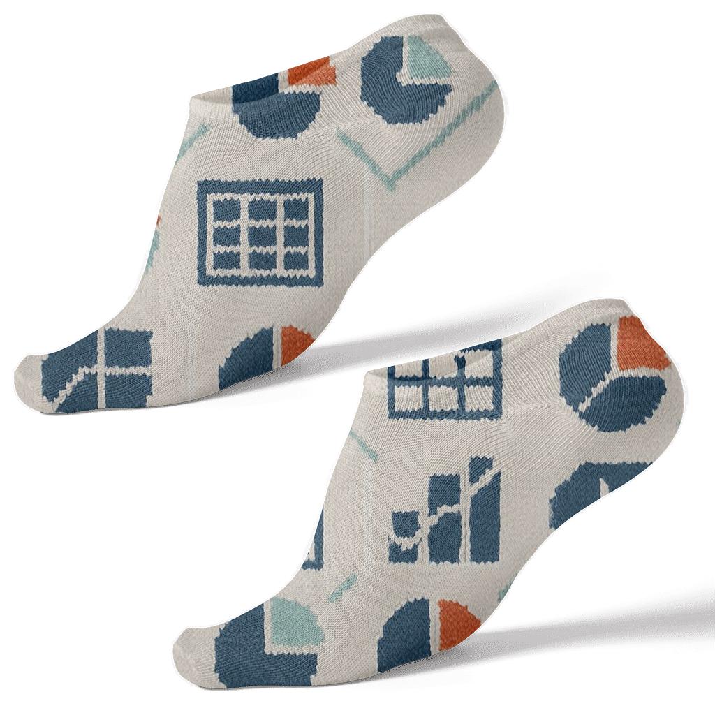Spreadsheet Lattice For The Data Analyst trendy patterned ankle socks