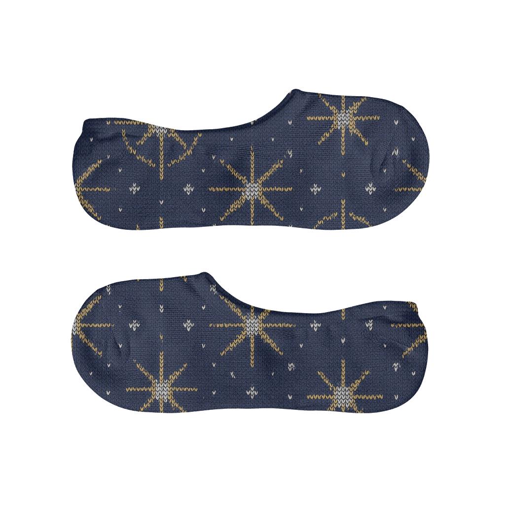 Celestial Knit Star Of Bethlehem Tiling unique hidden socks