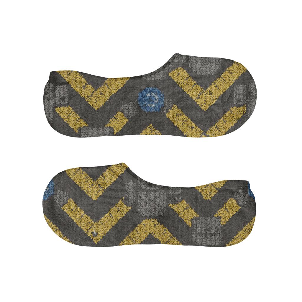 Building Inspector Chevron Tool Tape Weave breathable no-show socks