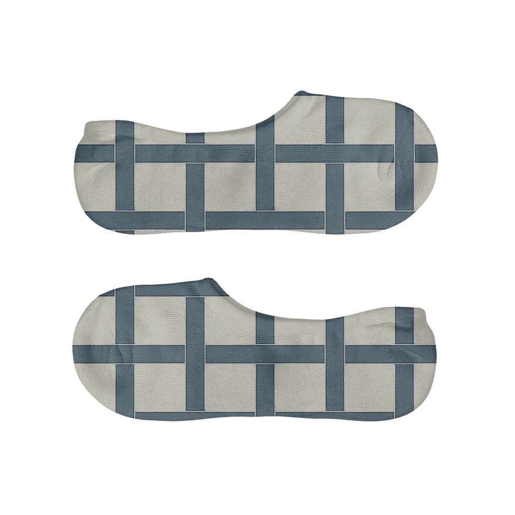 Interlace Line Weave Lite trendy no-show sock styles