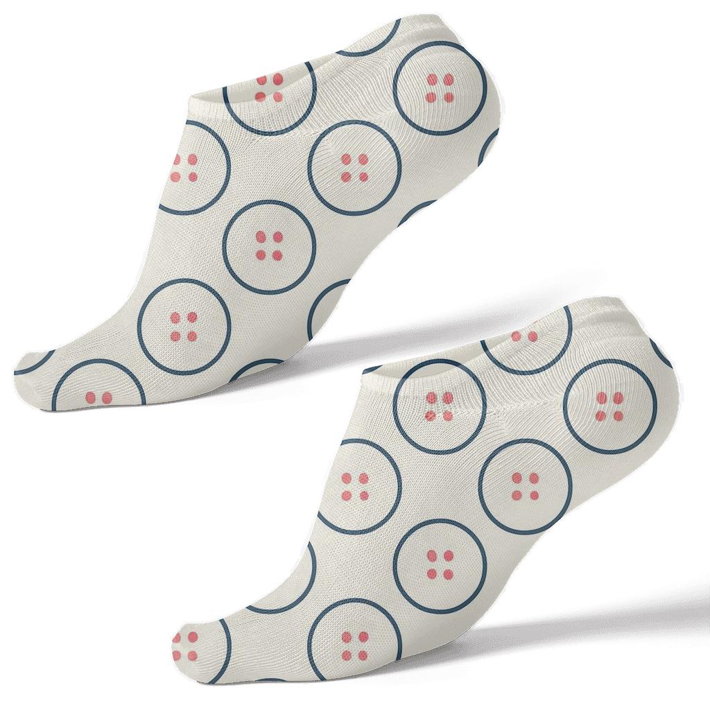 Orbit Dot Lattice stylish athletic ankle socks