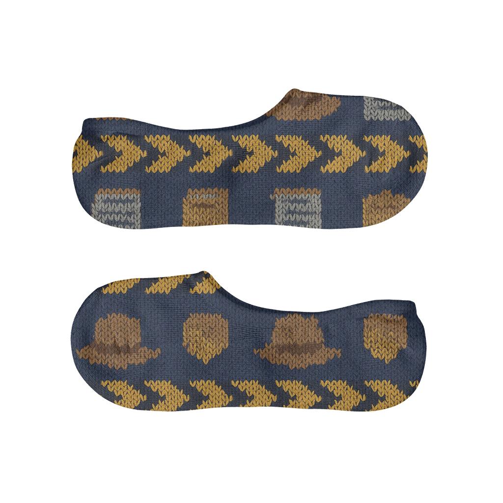 Police Detective Knit Casebook Bands custom no-show socks