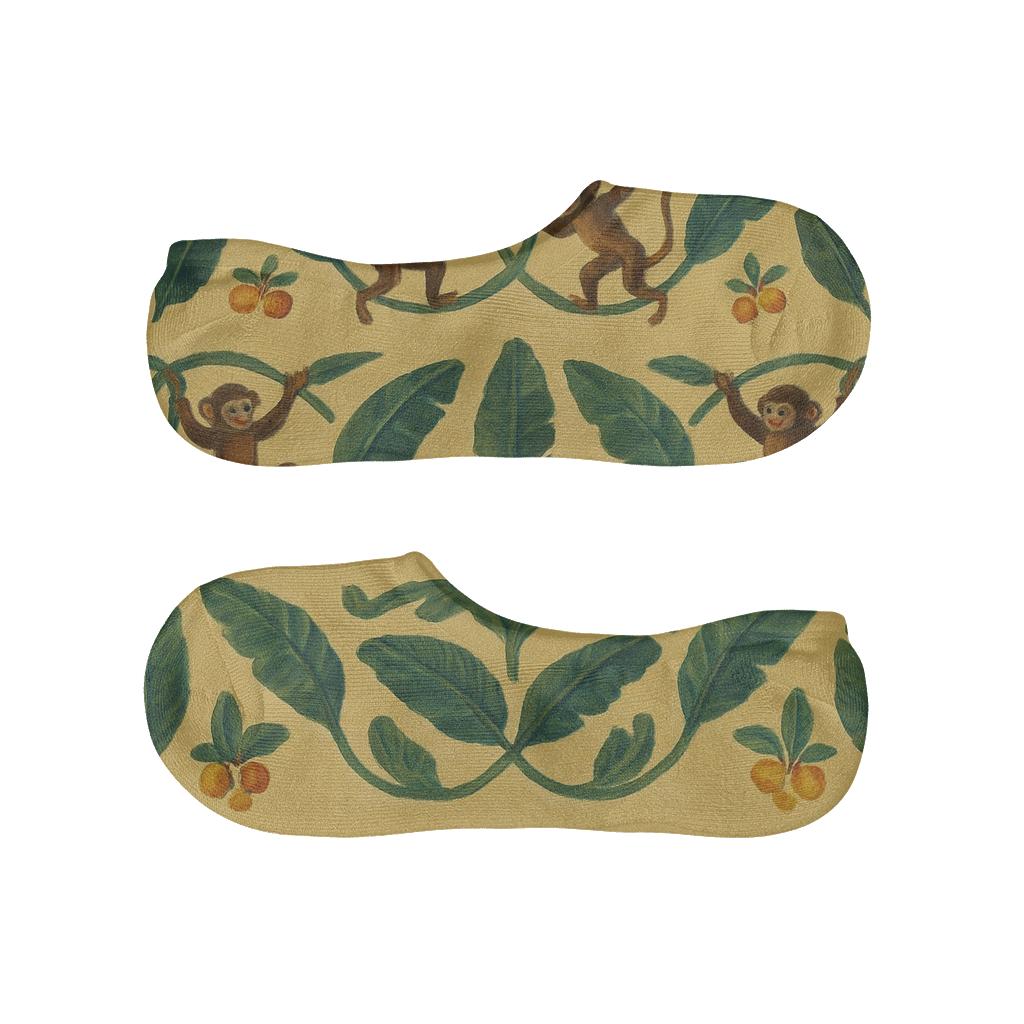 Vine Band Parade Monkey Pattern unique hidden socks