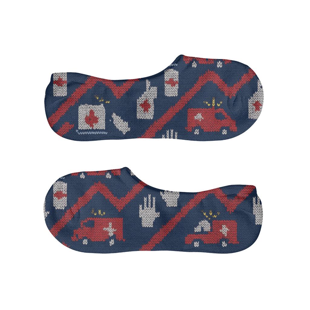 Chevron Ambulance Stripes, Paramedic Edition unique hidden socks