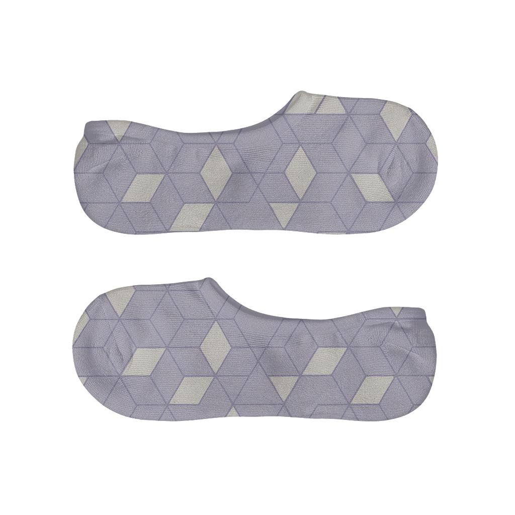 Prism Line Tessellate Light personalized no-show socks