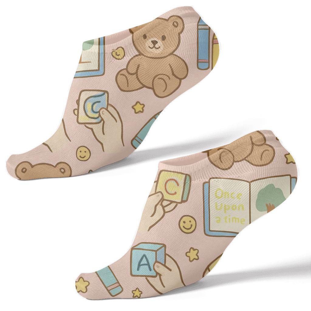 Storybook Play Grid For Childcare Worker stylish athletic ankle socks