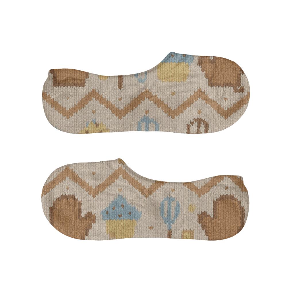 Knitted Illusion Oven Mitt Rhythm For Baker personalized invisible socks
