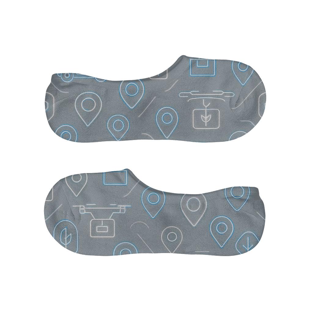 Autonomous Transit Tiles, Neon 2025 personalized invisible socks