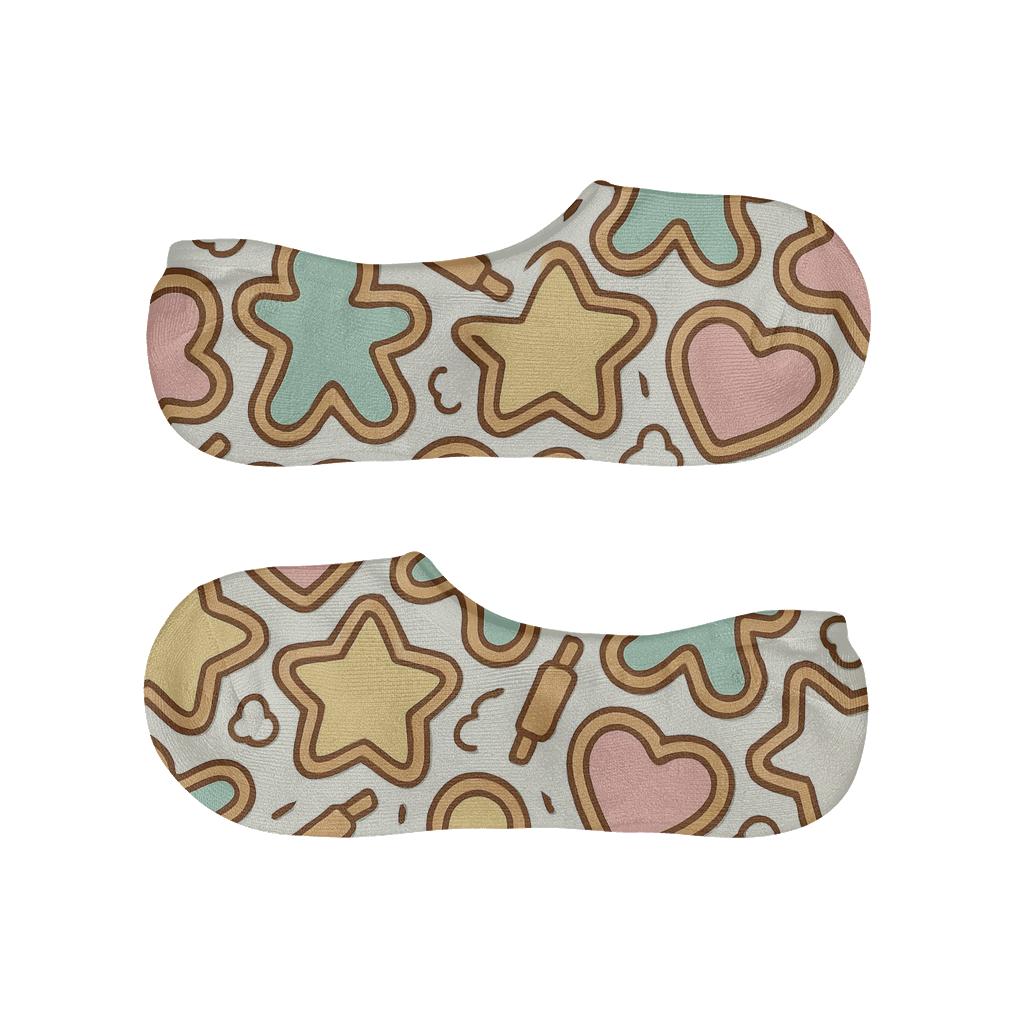 Cookie Cutter Tessellation, Baker Crafted comfortable low-cut socks