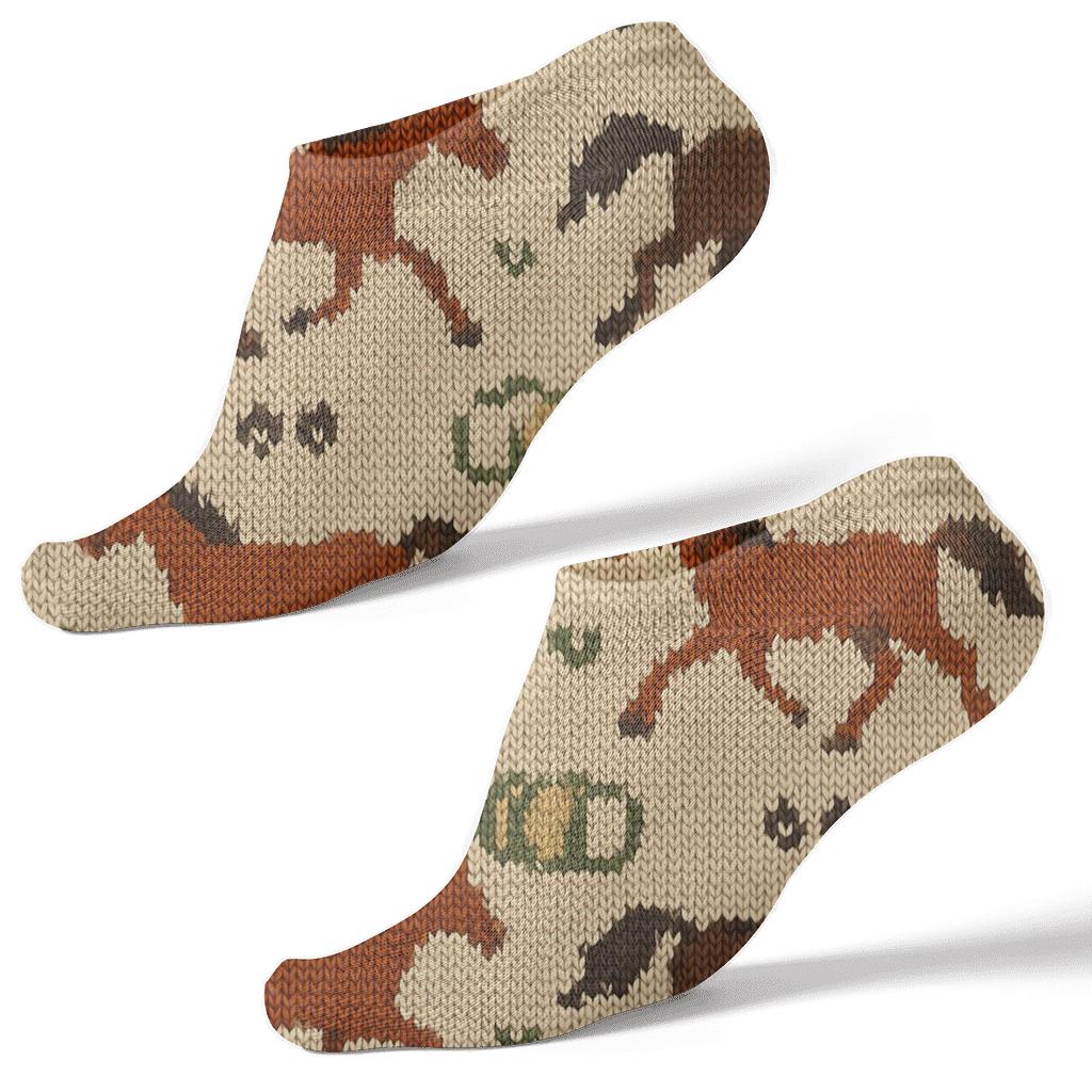 Knitted Pasture Illusion Horse Parade premium sports ankle socks