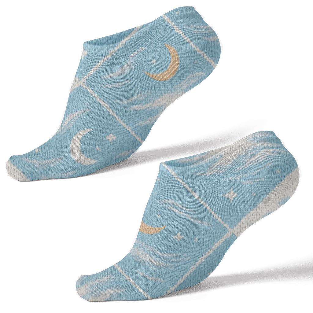 Clouds-Knitted Cirrus Drift Tiles comfortable cotton ankle socks