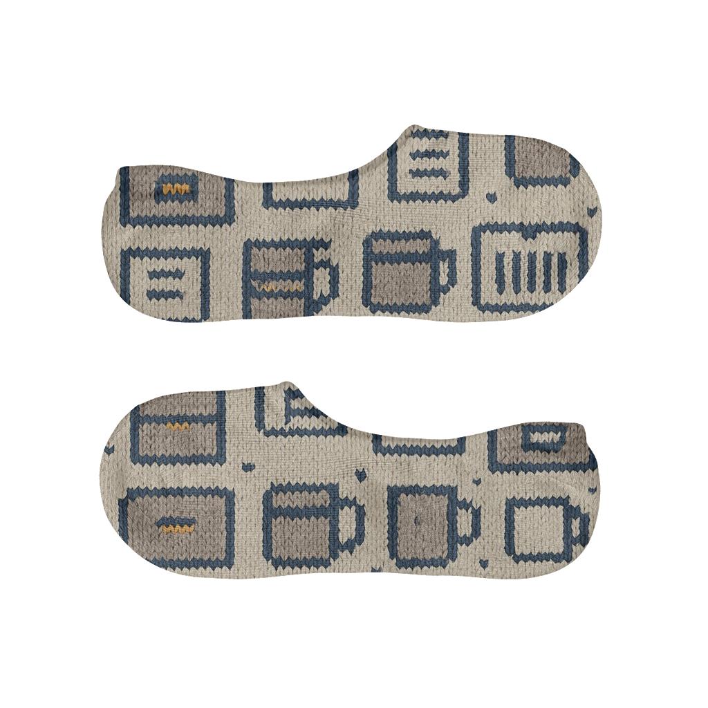Knitted Inventory Tessellation For Store Manager comfortable low-cut socks