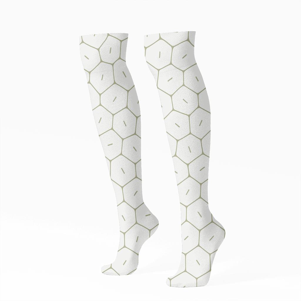 Cellular Mesh Calm custom knee-high socks