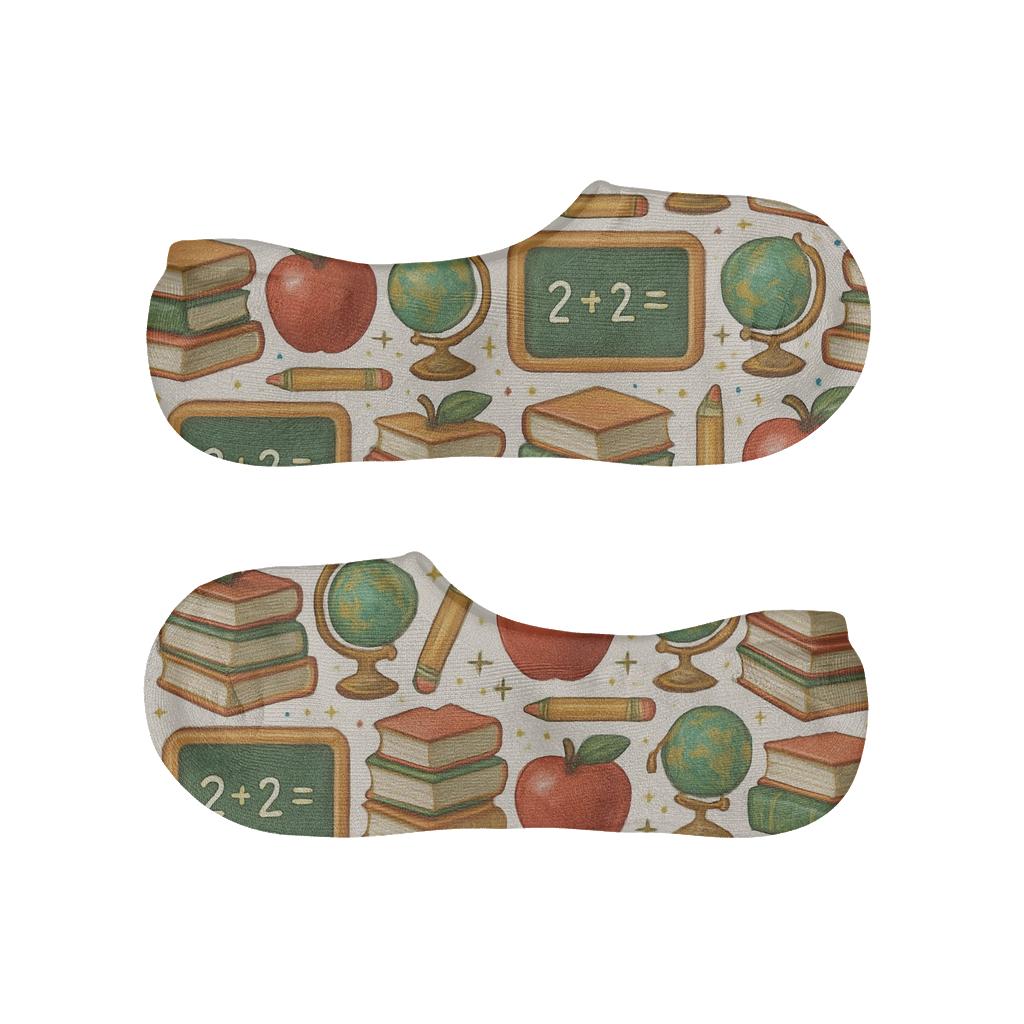 Notebook Lattice With Teacher Icons trendy no-show sock styles