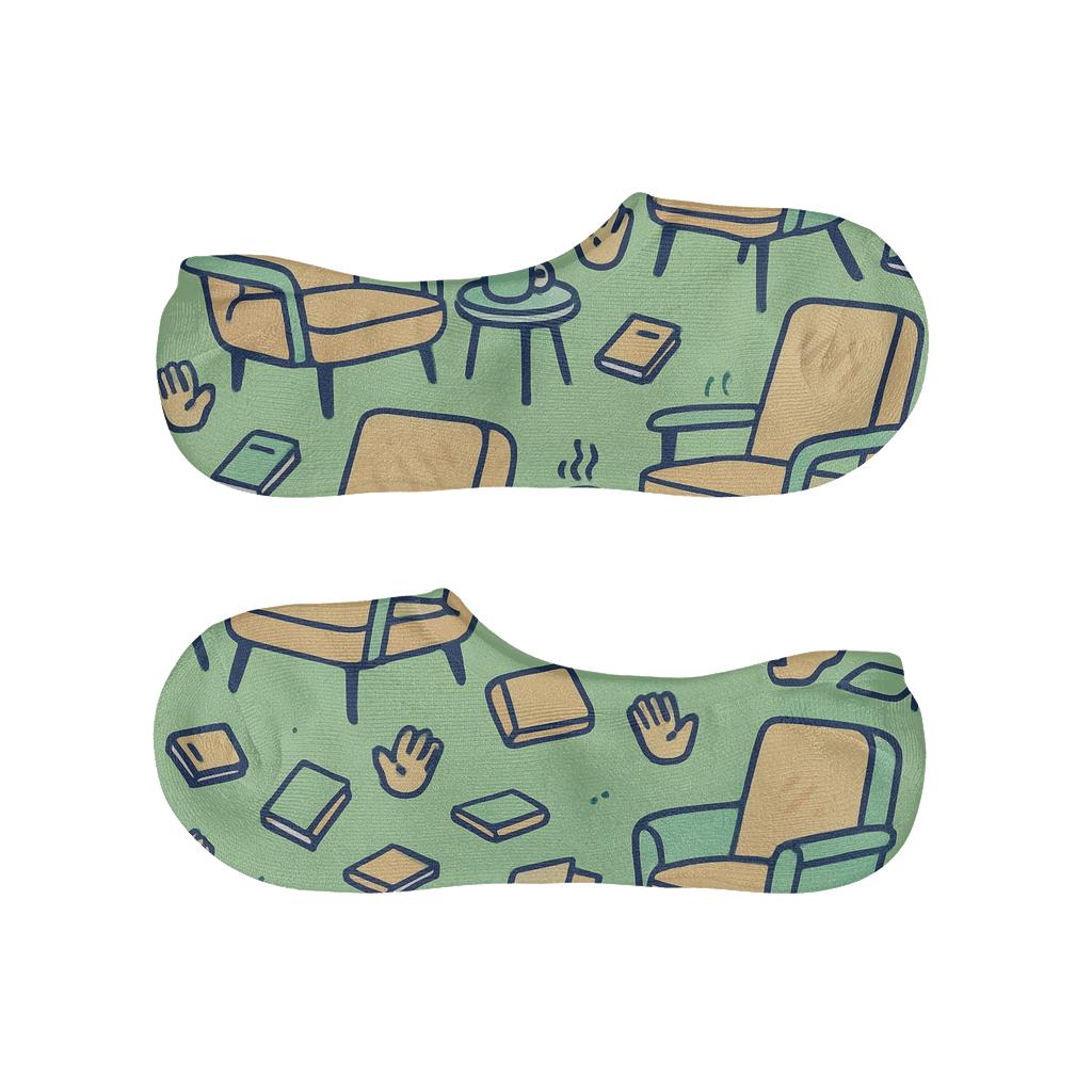 Therapy Chair Tessellation For Counselor Calm personalized invisible socks