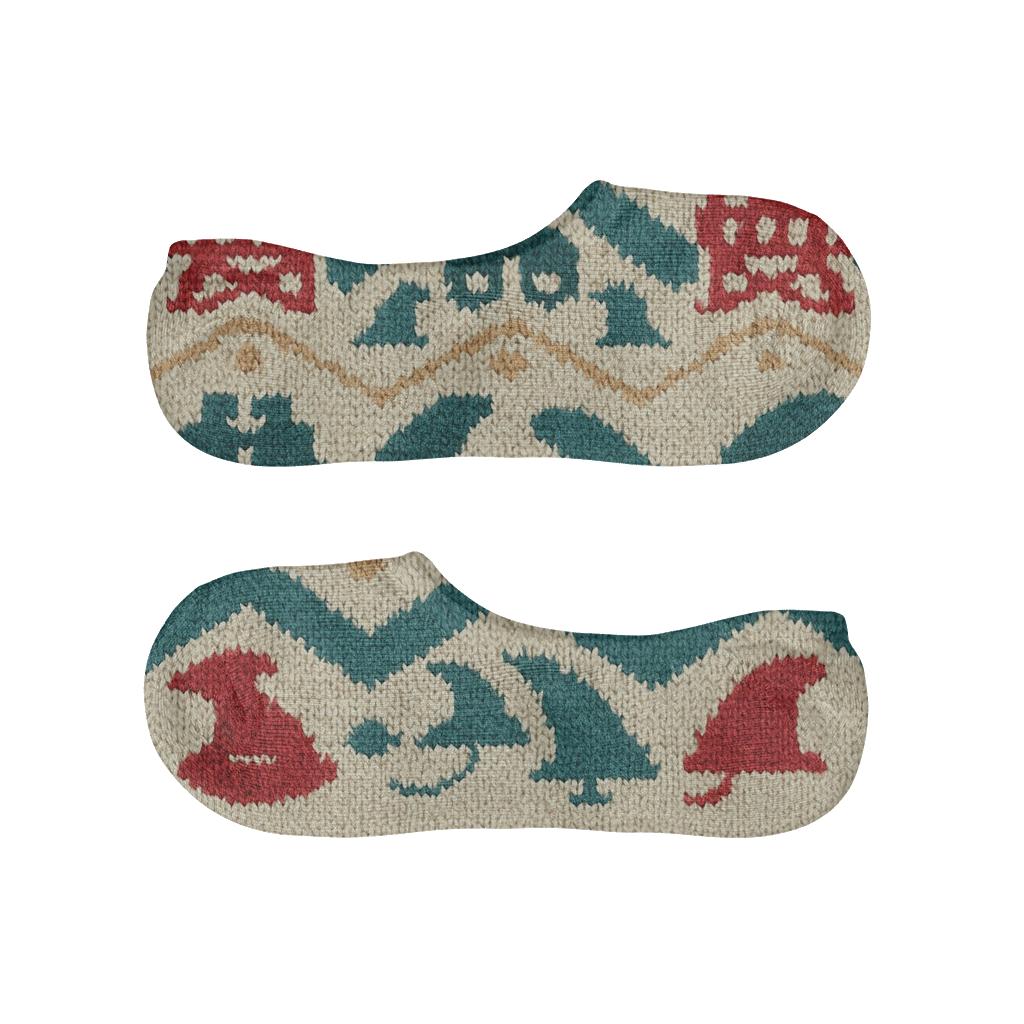 Lifeguard Knitwave Chevron anti-slip no-show socks