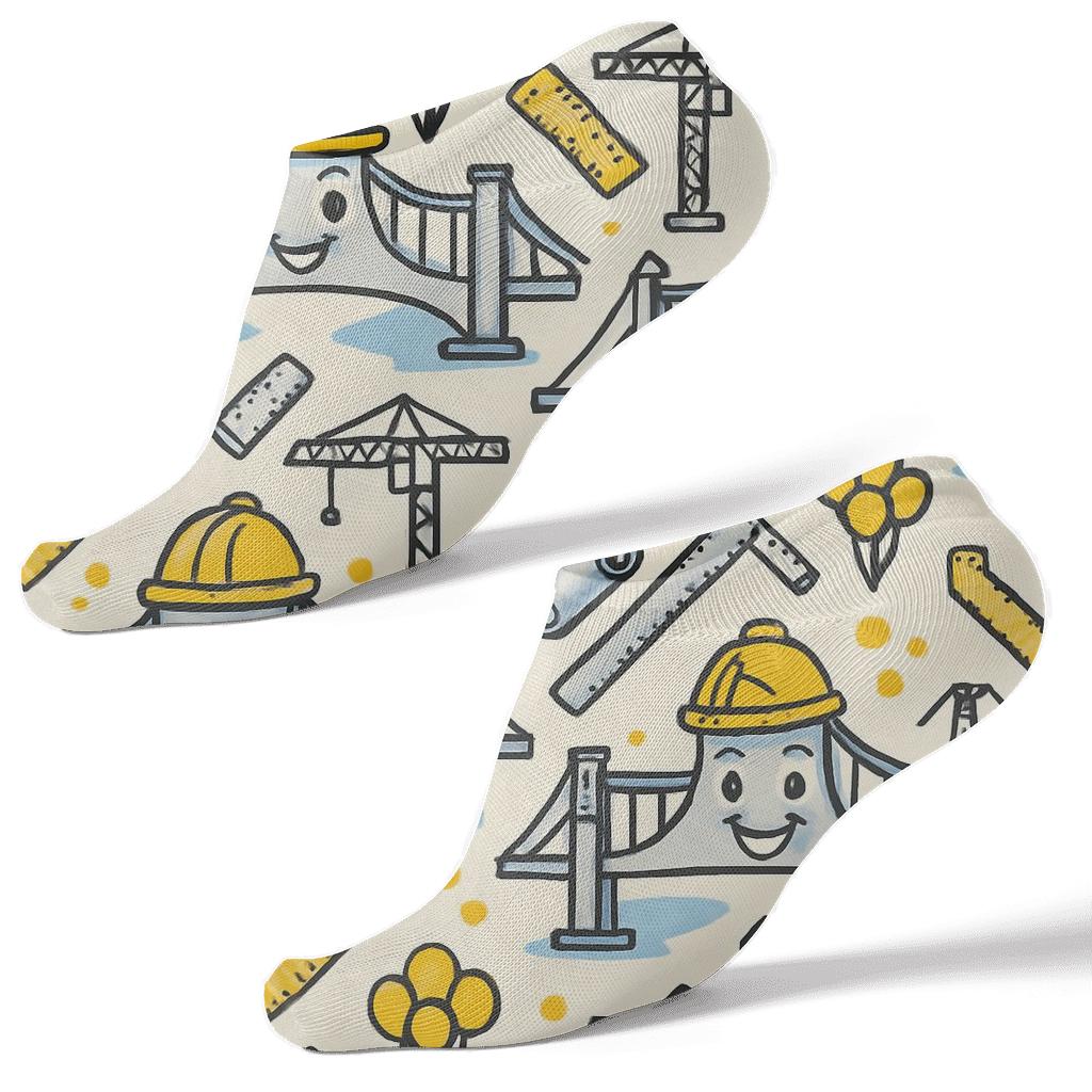 Bridge Parade Pattern For Every Architect trendy patterned ankle socks