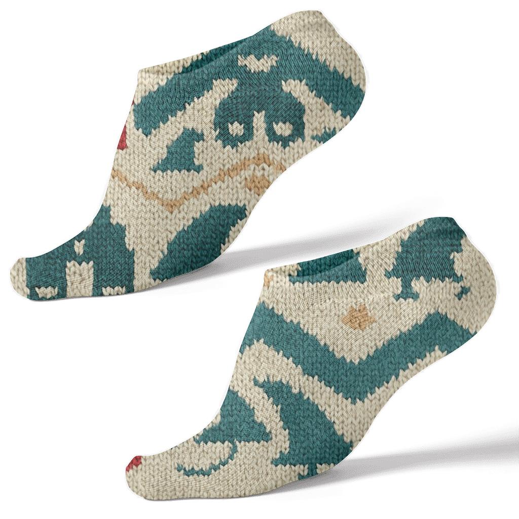 Lifeguard Knitwave Chevron comfortable cotton ankle socks