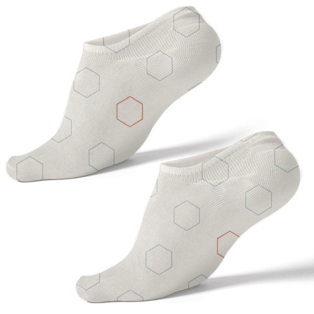 Hex Whisper Scatter unique graphic ankle socks