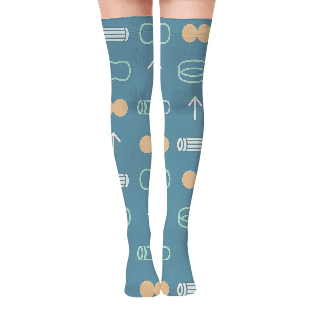Therapy Tools Lattice For The Physical Therapist comfortable cotton over-the-knee socks