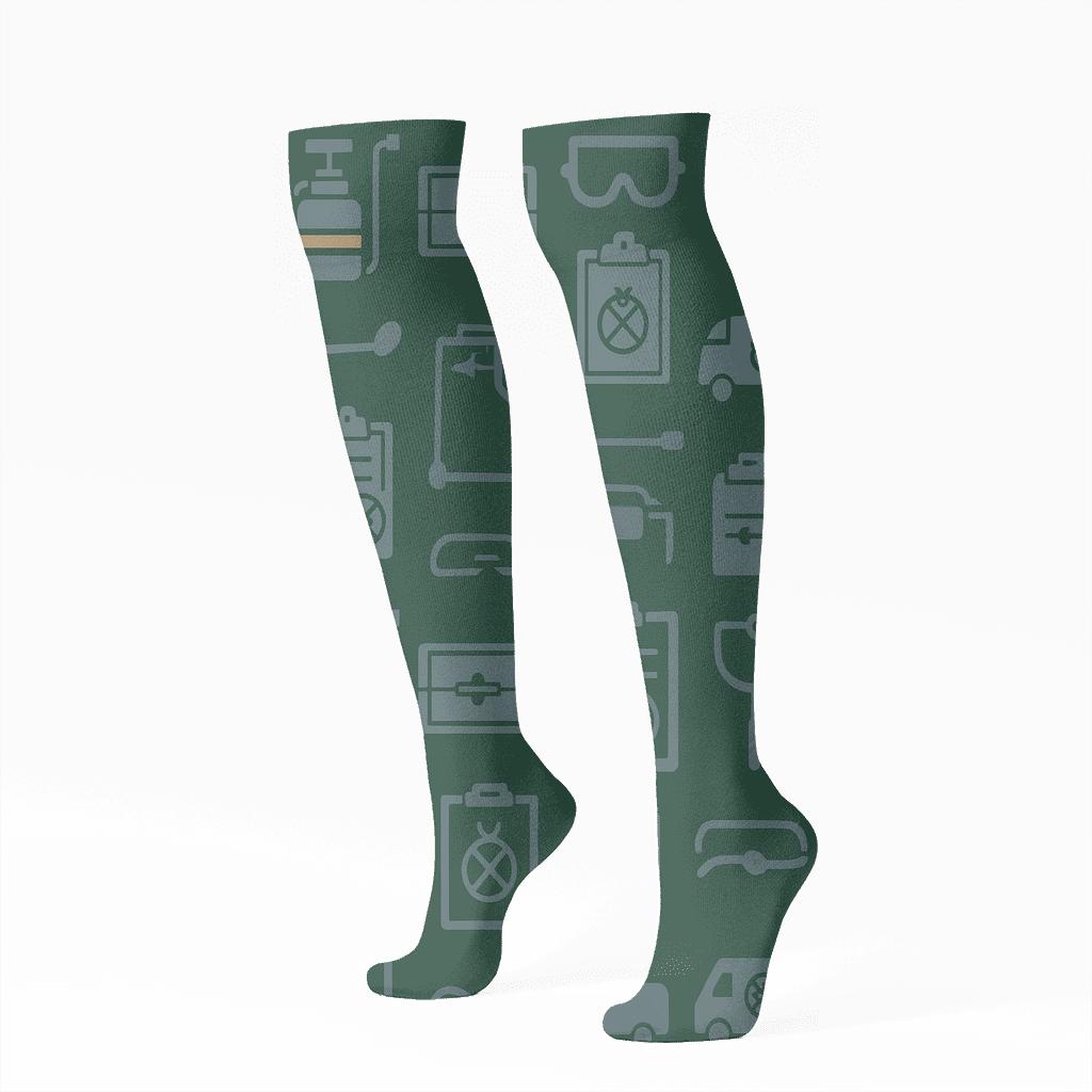 Tool Grid For A Pest Control Technician stylish athletic knee-high socks