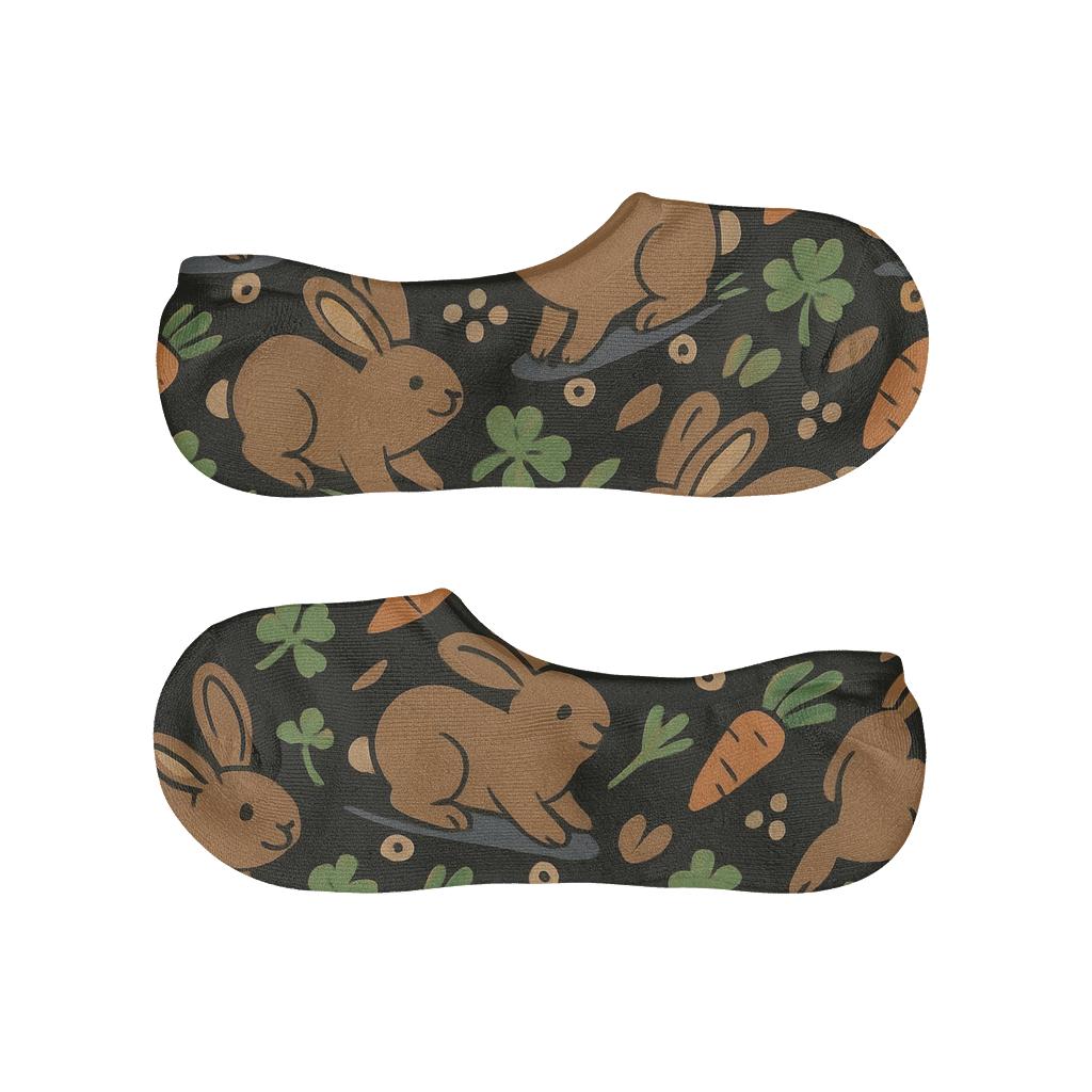 Rabbit Skateboard Parade Tessellation trendy no-show sock styles