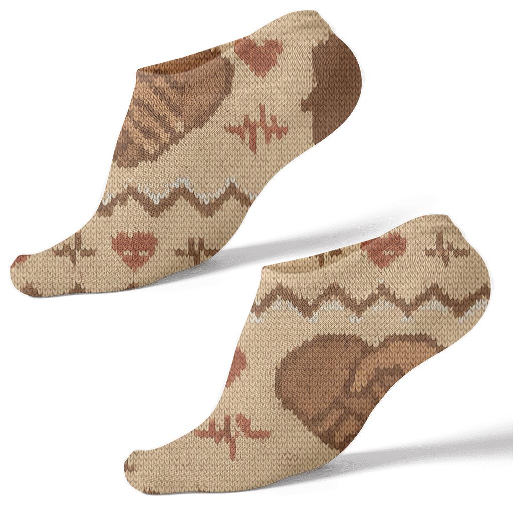 Hand In Hand Bands With Elderly Care Worker soft everyday ankle socks