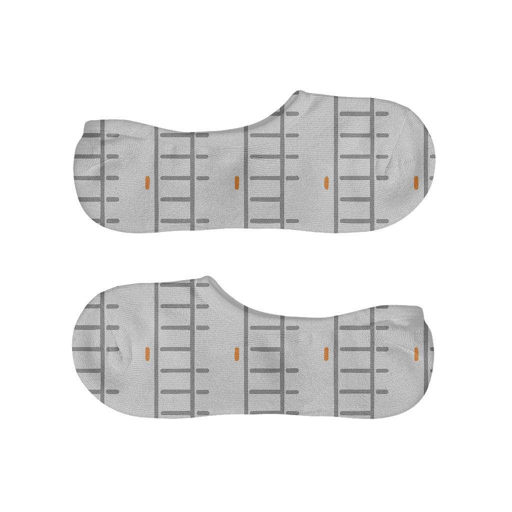 Ladder Step Micro Rail breathable seamless no-show sockscustom no-show socks
