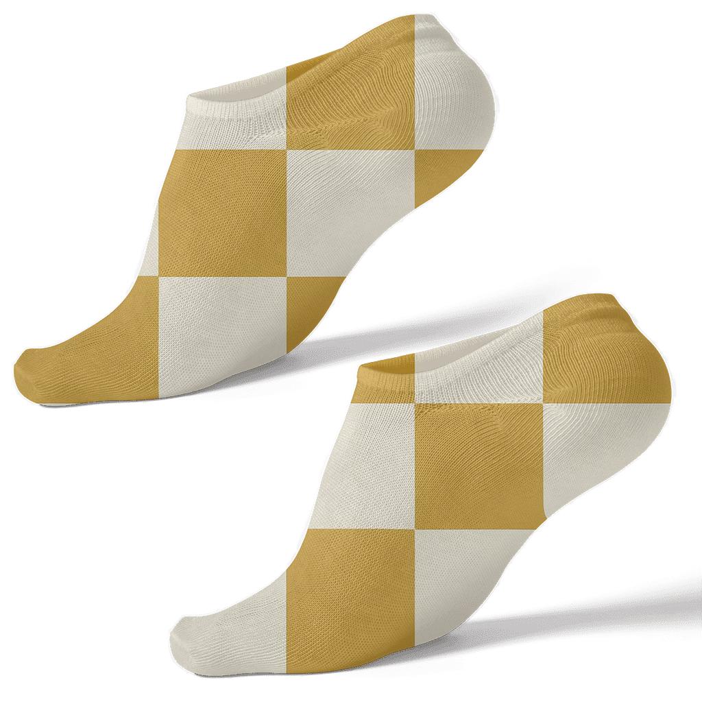 Corner Notch Checker stylish athletic ankle socks