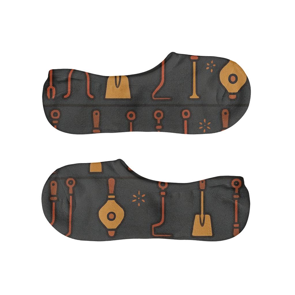 Hearth Tool Bands In Fireplace Warmth anti-slip no-show socks