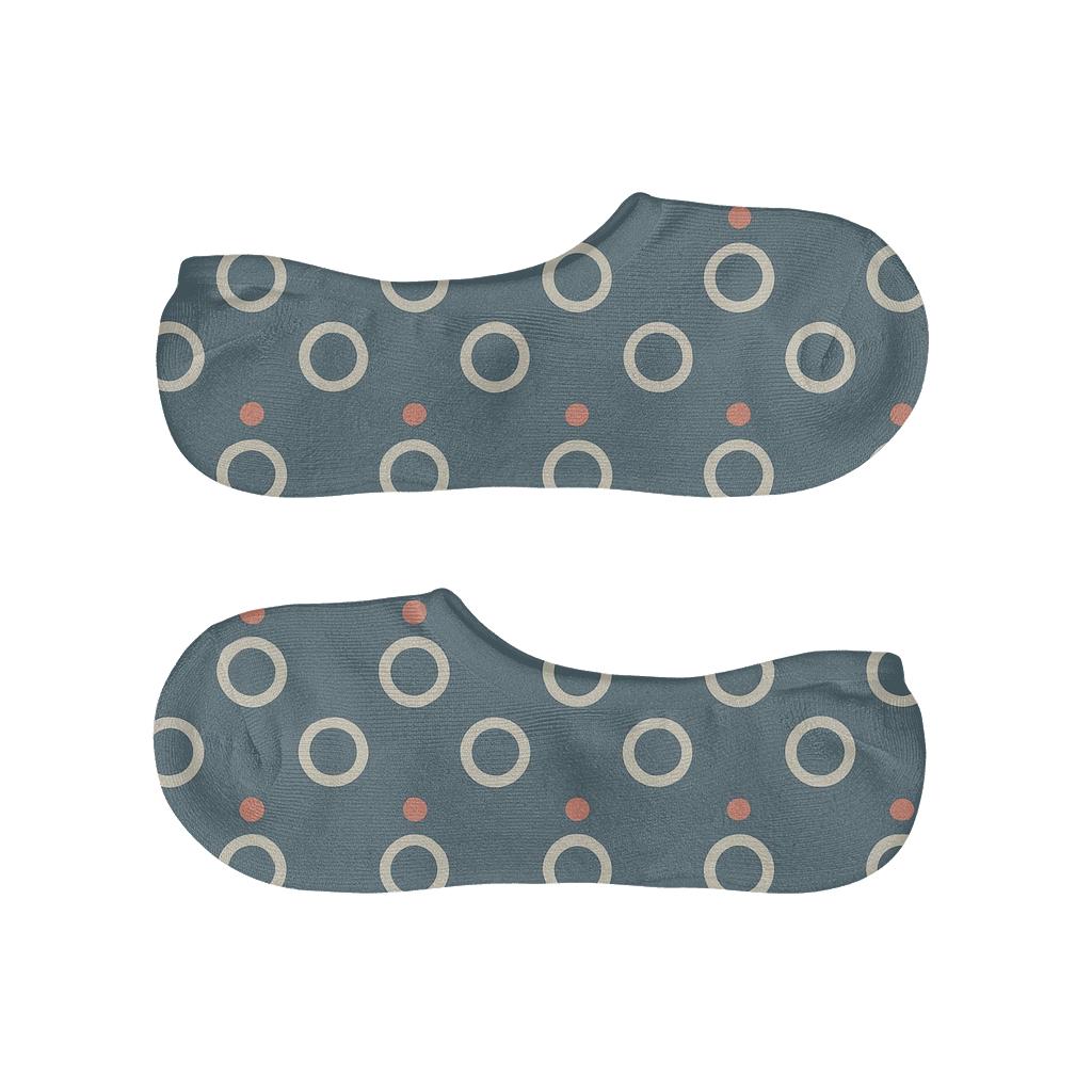 Tiny Ring Interval Matrix trendy no-show sock styles