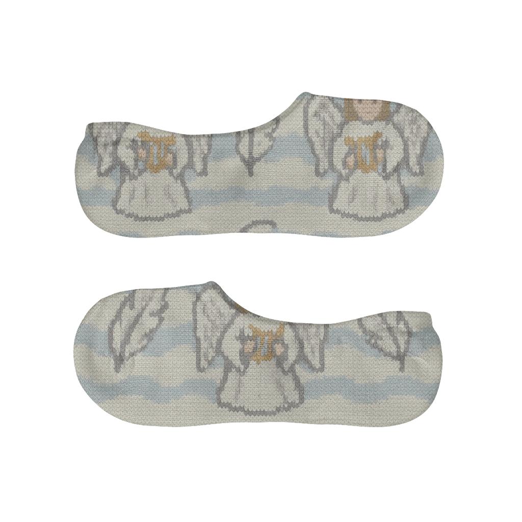 Angel-Knitted Cloud Strata Pattern comfortable low-cut socks