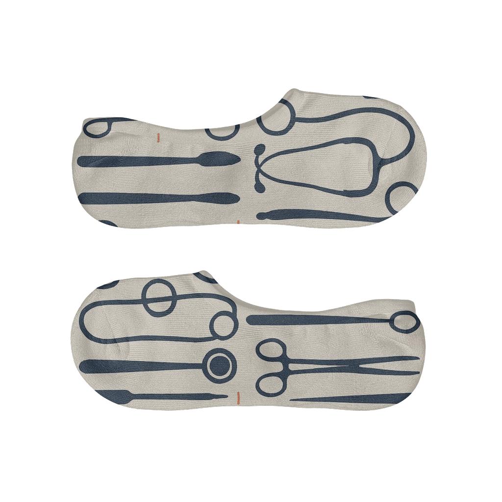 Operating Room Bands With Surgeon Tools trendy no-show sock styles