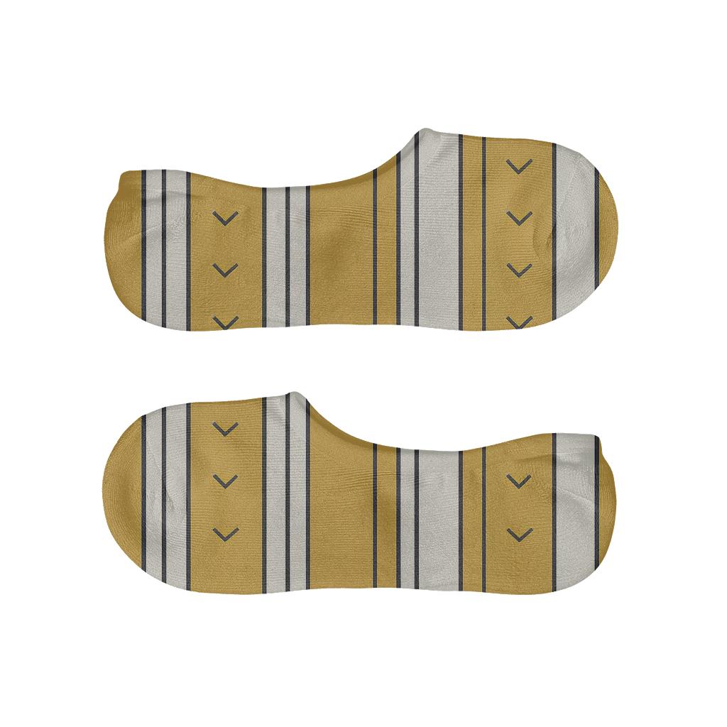 Prism Stripe Cadence custom no-show socks