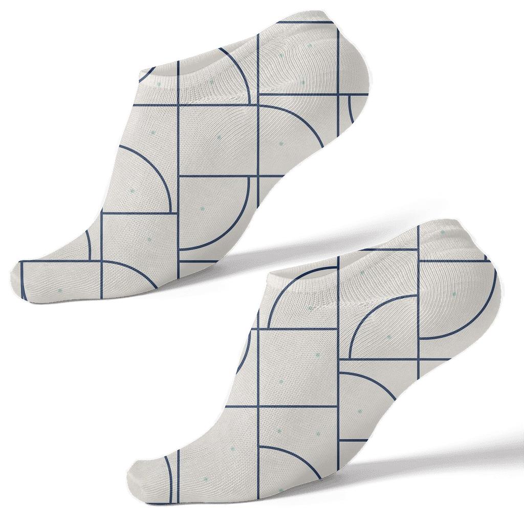 Micro Arc Quilt stylish athletic ankle socks
