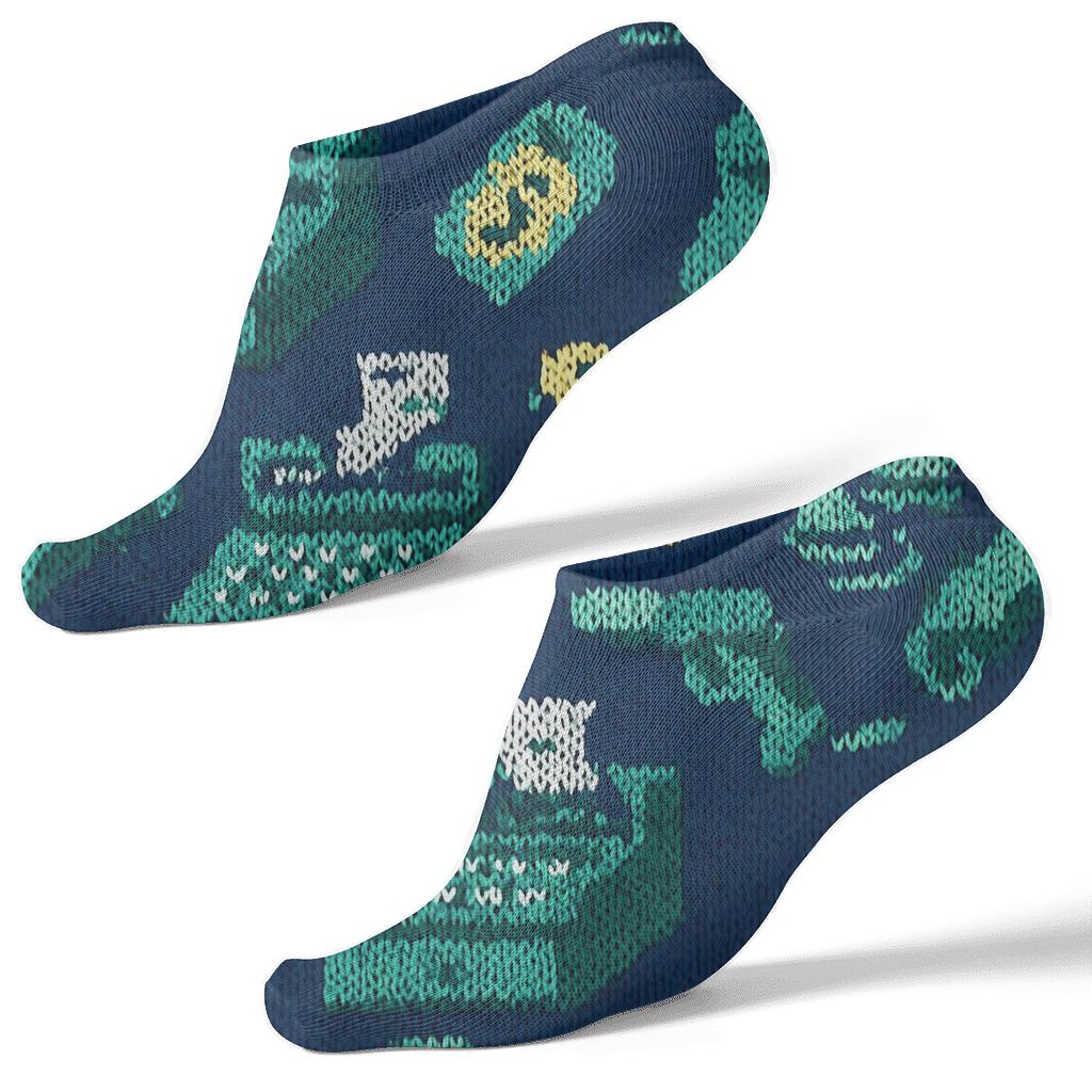 Cashier-Checkline Tessellation premium sports ankle socks